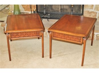 Nice Pair Of Vintage Mid Century Modern Lane Perfection End Tables By Warren Church