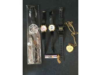 Variety Of Watch And Necklace Timepieces- Jacques Carpenter, 3D Arts, Eigler, Watch It & More