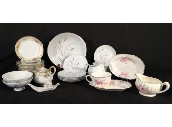 Mixed Assortment Of Vintage Dinnerware Pieces From Japan Includes Meito, Nippon And More