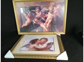 Framed & Matted Victorian Angels Wall Art Prints
