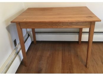 Great Size Light Pine Small Kitchenette Table