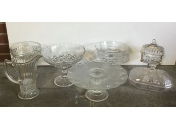 Crystal & Glass Compotes, & Serving Pieces 7