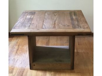 Vintage This End Up, Wooden Sleek End Table