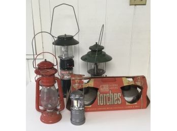 Vintage Colemans Lanterns & Torches