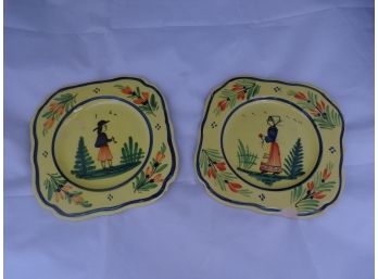 Quimper French Plates 2