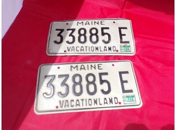 Maine License Plates
