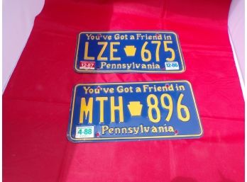 Pennsylvania License Plates 2