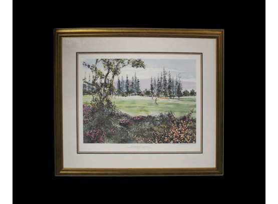 Signed And Number Golf Course Print By Donald Voorhees
