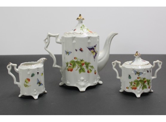 Precious Royal Crown 'Spring Time' Tea Pot Collection