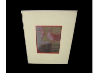 Beautiful Claude Saucy Artwork Framed And Matted