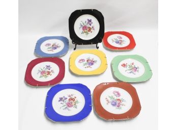 Lovely Set Of Puls Czechoslovakian Floral  Dishes
