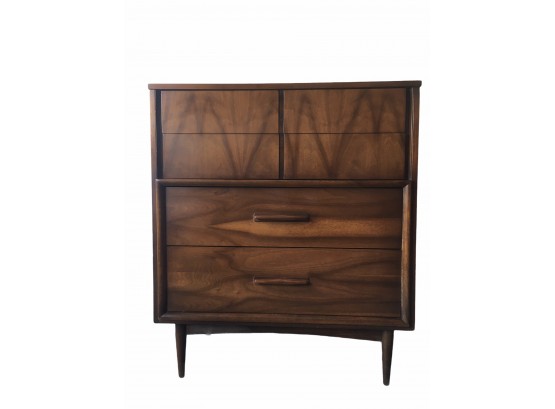 Vintage Mid-Century Modern MCM Tall Dresser With Four Drawers, Designed By??