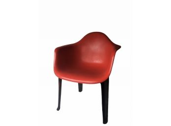 Vintage Mid-Century Eames Fiberglass Armchair Shell Chair On A Plastic Chair Base?