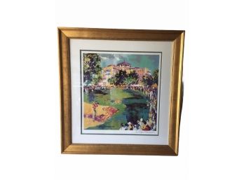 Leroy Neiman 'westchester Classic-the Winning Shot'. Signed Lithograph.
