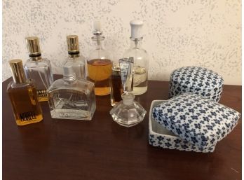Vintage Collection Perfume Bottles, Perfume, Trinket Boxes