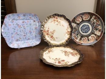 Decorative Plate Collection - 4pc - Imari Themed, Maple & Co London Plus