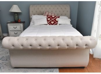 Queen Size Tufted Bed Lot 1