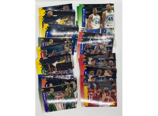 42 Upper Deck Basketball Cards: Kings, Nuggets, Rackets, Pistons, Rockets, Mavericks & More