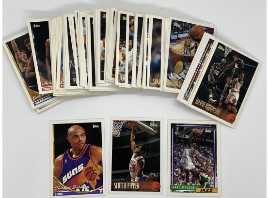138 Topps Basketball Cards: Charlie Bakley, Scottie Pippen, Carl Malone & More
