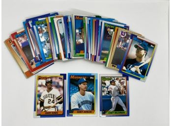 83 Topps Baseball Cards: Randy Johnson, Barry Bonds, Candy Madonado & More