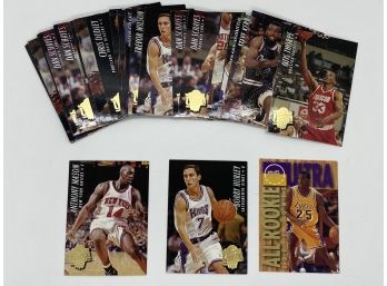 35 Fleer Ultra 1994-1995 Basketball Cards: Eddie Jones All Rookie, Anthony Mason, Bobby Hurley & More