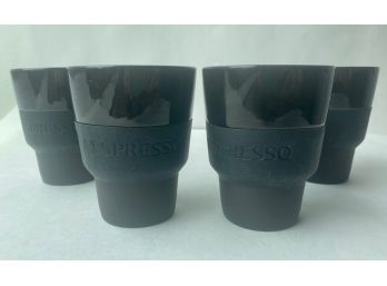 Set 4 Nespresso Coffee Mugs