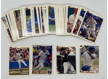 75 Upper Deck Baseball Cards: Robin Ventura, Paul O'Neill, Bo Jackson, Roberto Kelly & More