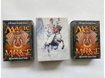 3 Magic The Gathering Card Decks In Original Boxes