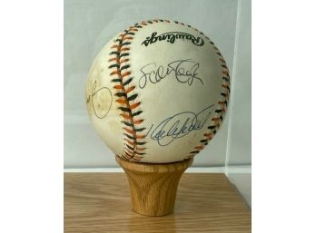 Signed Baseball: Wade Boggs, Kirby Puckett, Jimmy Key, Rick Aguilera & Scott Cooper With COA