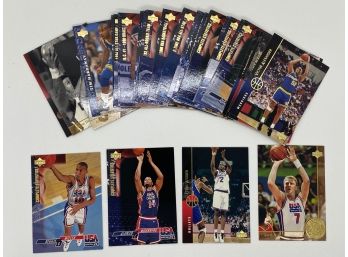 32 Upper Deck Basketball Cards: Reggie Miller, Alonzo Mourning, Chris Webber, Larry Bird & More