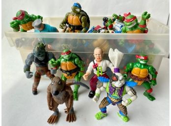 Vintage Teenaged Mutant Ninja Turtles Figurines: Over 30