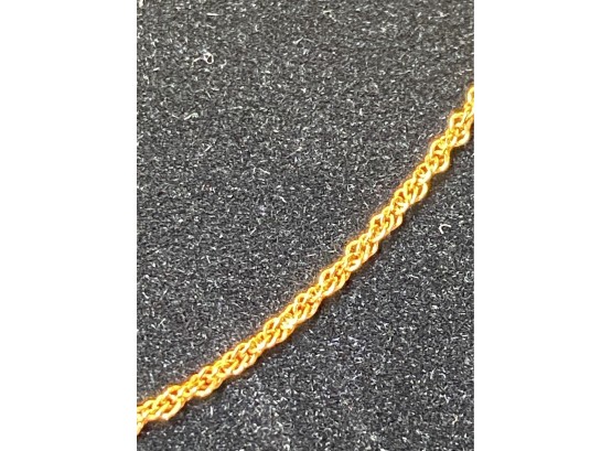 14k Loose Weave Link Rope Chain