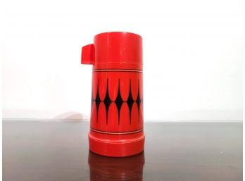 Vintage Small Red Aladdin Vanguard Thermos