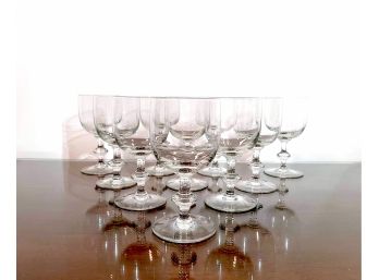 Set Of 10- Beautiful Stemmed Water Glasses