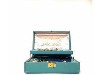 Vintage Jewelry Box With Included Mixed Contents