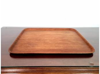 Rainbow Teak Laminate Serving Tray- Mid Century Tray/Serving Board- Made In Sweden