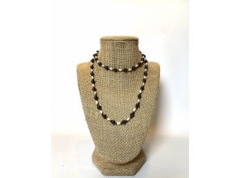 Marcasite And Fresh Water Pearl Necklace