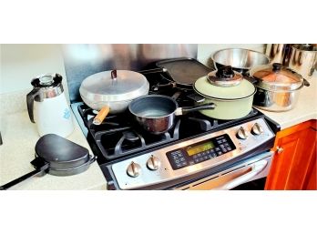 Lot Of Kitchen Pots And Pans