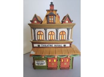 Department 56 Heritage Village Collection, Dickens Village Series 'Theater Royal' Handpainted Porcelain