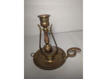 Antique Brass Nautical Candlestick Holder