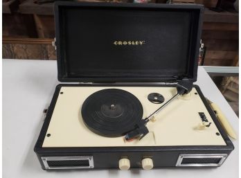 Portable Record Player With Carrying Handle!