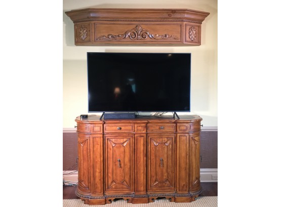 Incredible Server / Sideboard / Breakfront With Large Shelf - Can Be Used Together Or Separate FANTASTIC !