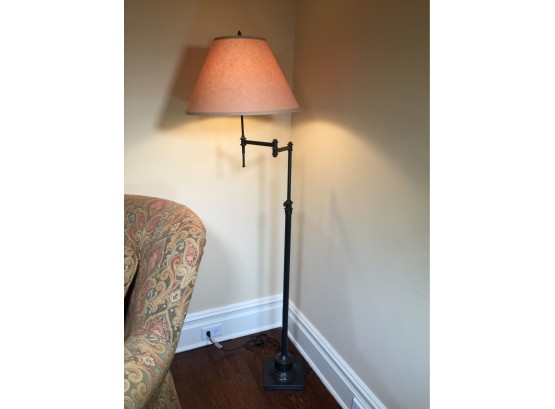 Fantastic Floor Lamp By RESTORATION HARDWARE - Paid $1,600 - Fully Adjustable - Oil Rubbed Bronze Finish