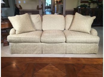 Beautiful Large Triple Sofa By CENTURY - Oatmeal Color - Incredible Piece - 1 Of 2 - WE HAVE TWO OF THESE