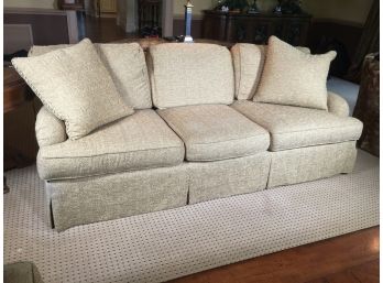 Beautiful Large Triple Sofa By CENTURY - Oatmeal Color - Incredible Piece - 2 Of 2 - WE HAVE TWO OF THESE  . .