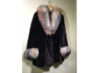 Fantstic Vintage / Retro Fur Jacket - Very High Quality & Very Good Condition - Size Small - GREAT PIECE !
