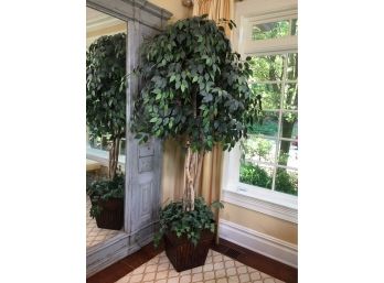 Beautiful Faux Ficus Tree - VERY Realistic VERY Large - 89' Tall - Decorator Piece - GREAT TREE !