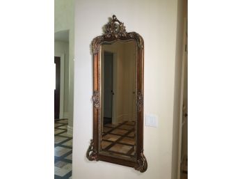Gorgeous Vintage Style Gilt Framed Mirror - Very High Quality With Beveled Glass - Very Expensive Piece