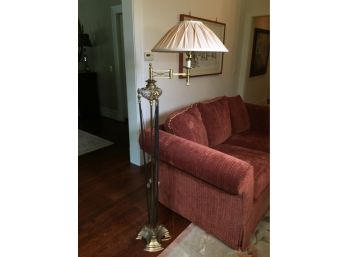 Stunning Brass & Cut Crystal Floor Lamp By DECORATIVE CRAFTS - Paid $2,750 - INCREDIBLE LAMP !