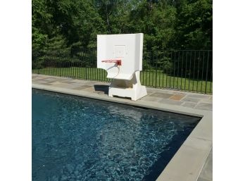 Fantastic High Quality Frontgate Basketball Pool Hoop - Fill With Water To Weight It - Paid $669